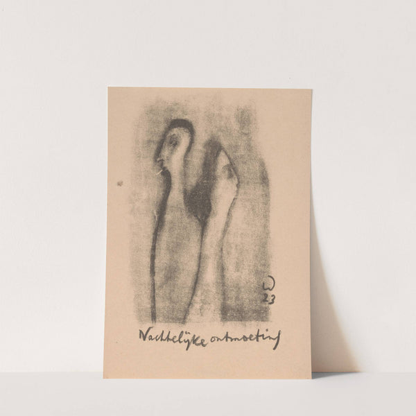 Nachtelijke ontmoeting (1923) by Erich Wichmann