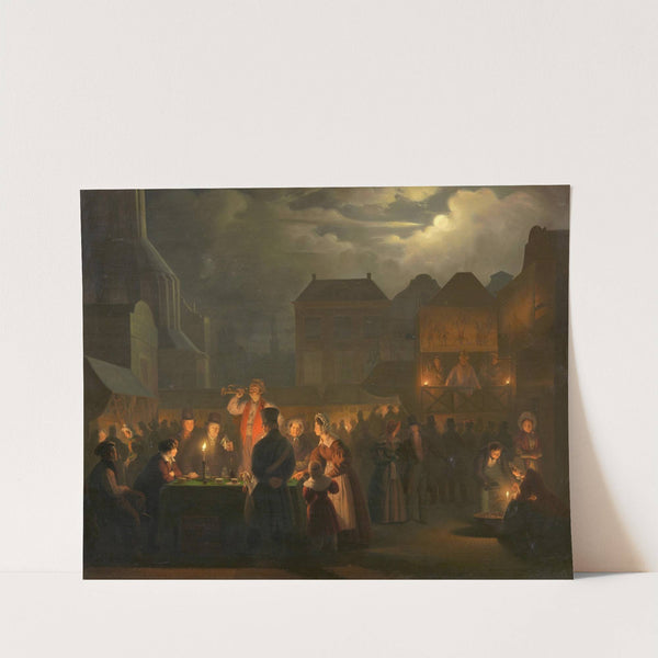 Nächtlicher Jahrmarkt by Petrus van Schendel