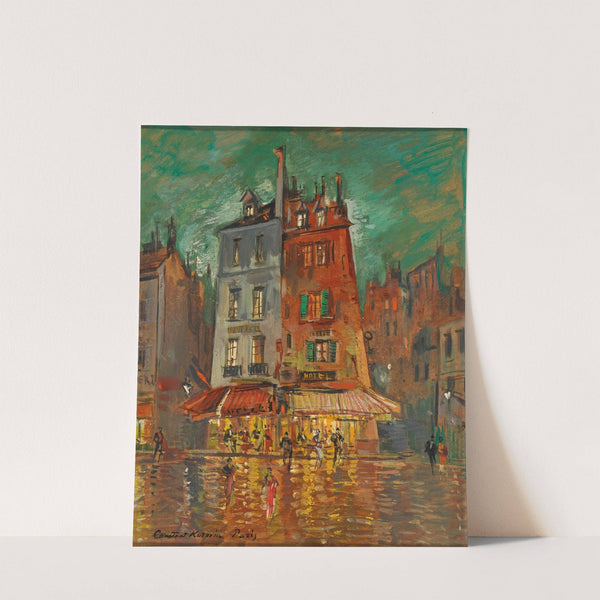 Nächtliches Paris by Konstantin Alexeevich Korovin