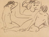 Nacktes Paar im Spiegelbild (1909)