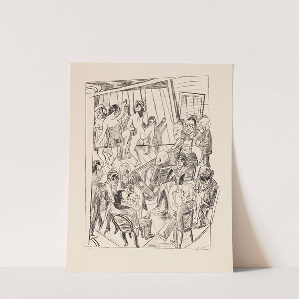 Nackttanz (1922) by Max Beckmann