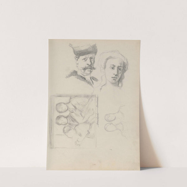 Náčrtník s figur. štúdiami by Štefan Polkoráb