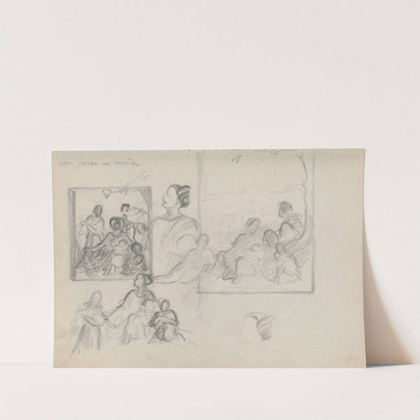 Náčrtník s figur. štúdiami by Štefan Polkoráb