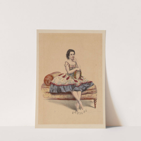 Nadejda Bagdanoff als Esmeralda in Esmeralda. Ballet in 2 Acten von Julius Perrot (Musik von Cäsar Pugni) (1859) by Louis Veit