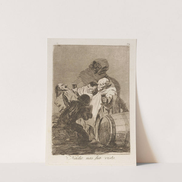 Nadie nos ha visto. (No one has seen us.) (1796-1797) by Francisco de Goya