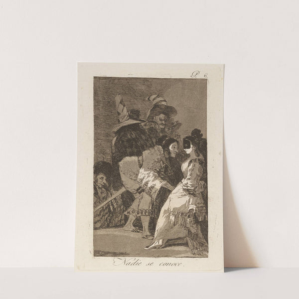 Nadie se conoce. (Nobody knows himself.) (1796-1797) by Francisco de Goya