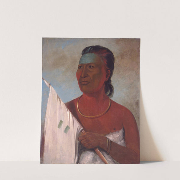Náh-Pope, Soup, Adviser To Black Hawk (1832) by George Catlin