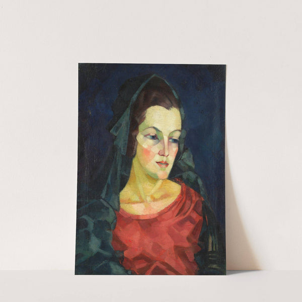 Naise portree (Ludmilla Allik) (1923) by Konrad Mägi