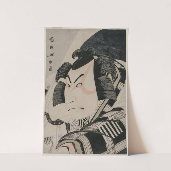 Nakamura Nakazo II as Matsuomaru in the Carriage-Stopping Scene (1796) by Utagawa Kunimasa