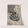 Nakamura Utaemon IV as a Warrior Standing in the Snow by Shunbaisai Hokuei