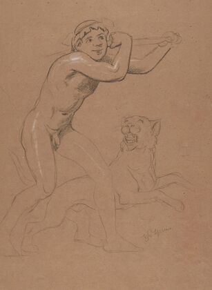 Naked Boy with a Tiger (1885)