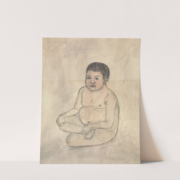 Naked Child by Gangaram Chintaman Tambat