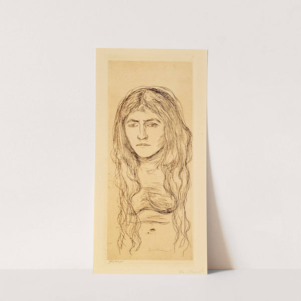 Naked Girl (Woman with Long Hair) (1983) by Edvard Munch