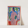 Naked woman at the window (ca. 1922) by Ernst Ludwig Kirchner