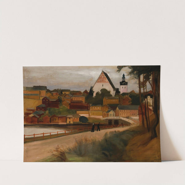 Näköala Porvoosta by Magnus Enckell