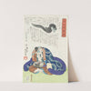 Namakubi Rokuzō Watching a Head Fly through the Air by Tsukioka Yoshitoshi