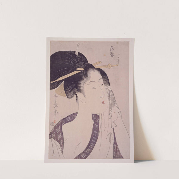 Nan’eki ha-jirushi – Ha…of the Southern Station (1793-1804) by Kitagawa Utamaro