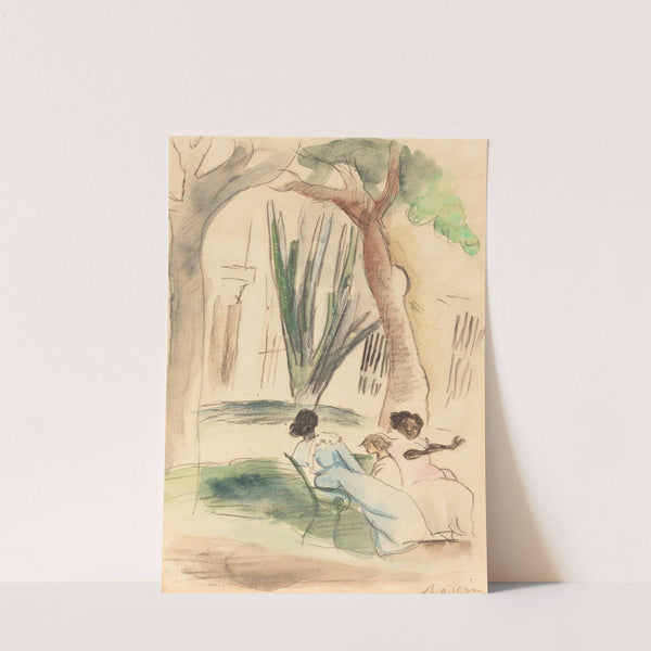 Nannies with a Child by Jules Pascin