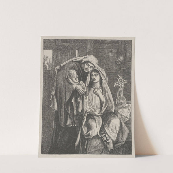 Naomi and the Child Obed (1863–81) by Simeon Solomon