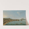 Naples, a view of the Riviera di Chiaia, from the north-west, with Vesuvius beyond by Antonio Joli