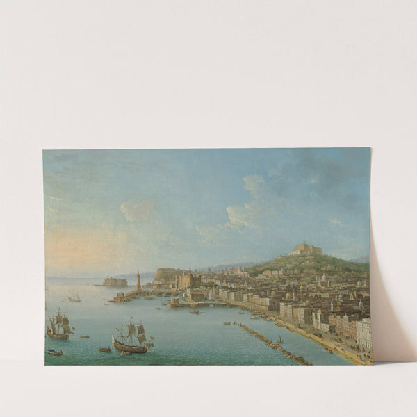 Naples, from the south-east, with the Castel Nuovo by Antonio Joli