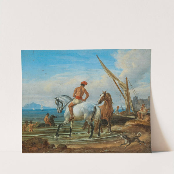 Naples, The Horses’ Bath by Johann Adam Klein