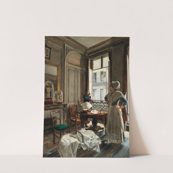 Napoleon And A Chambermaid by Oskar Rex