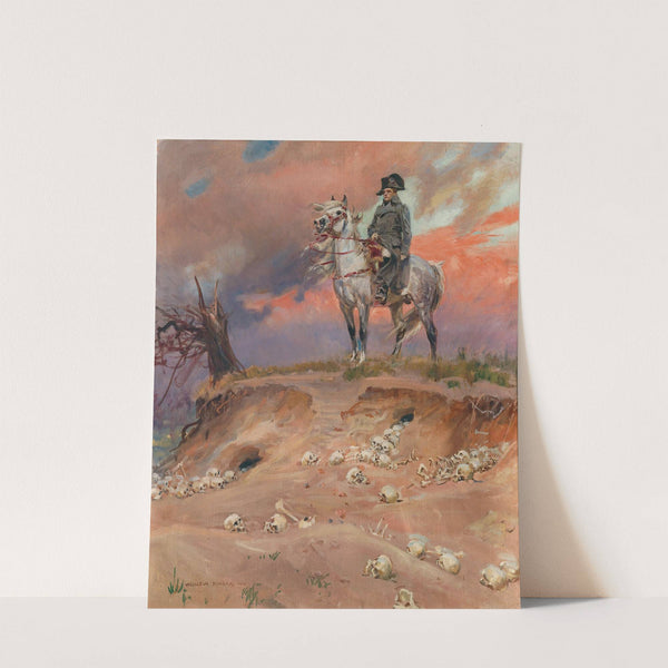 Napoleon auf dem Schlachtfeld by Wojciech Kossak