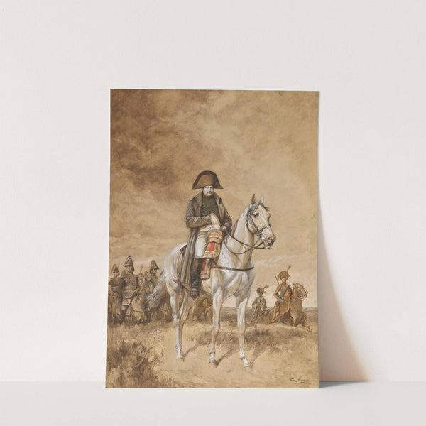 Napoléon Bonaparte à cheval suivi par son armée (1924) by Georges Bertin Scott De Plagnolle