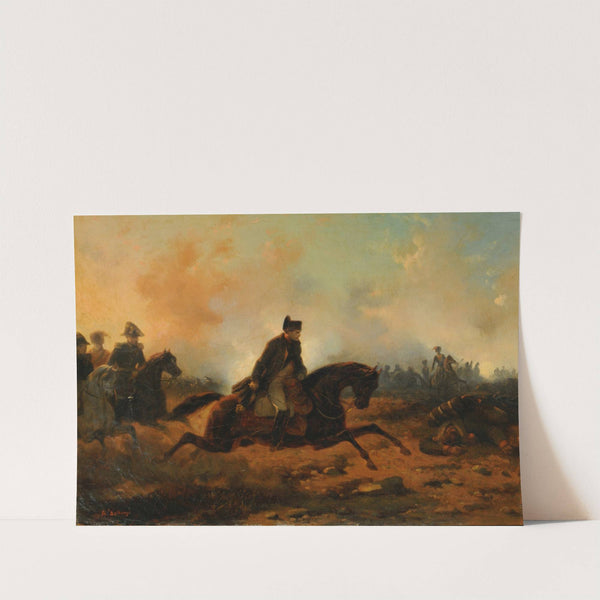 Napoleón chargeant a Waterloo by Hippolyte Bellangé
