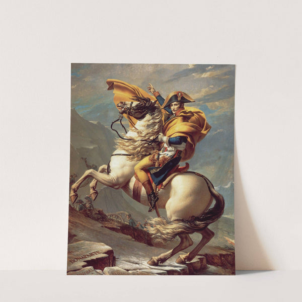 Napoleon Crossing The Alps by Jacques Louis David