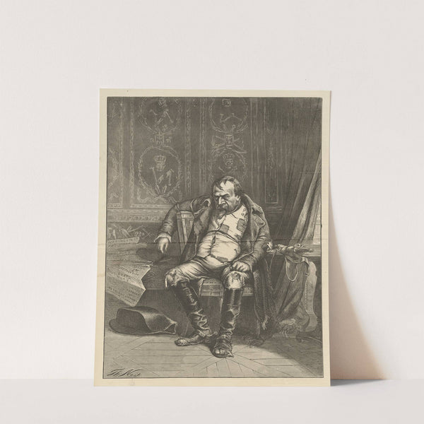Napoleon. ‘Dead men’s clothes soon wear out’. (1870) by Thomas Nast