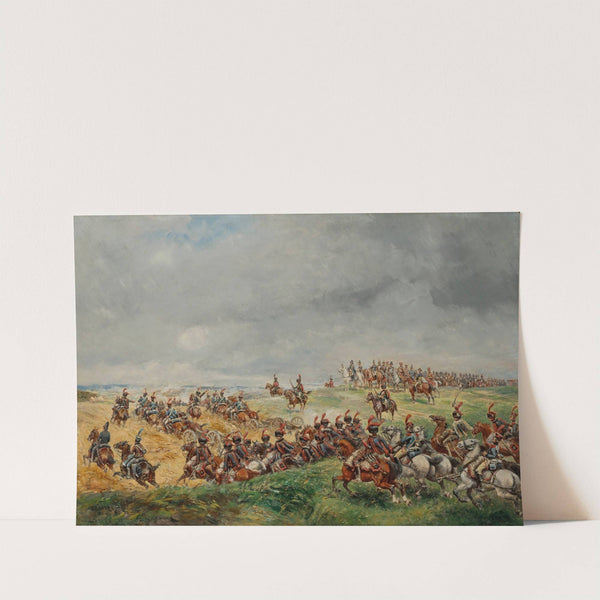 Napoléon donne l'ordre d'assaut à Iéna le 14 octobre 1806 by Paul Emile Léon Perboyre