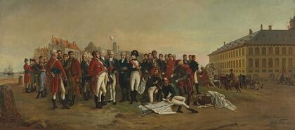 Napoleon Giving The Plans For Docks In Antwerp