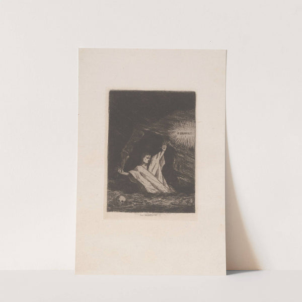 Napoleon I Bonaparte rises from his grave (1856-1897_1856-1897) by Henri-Charles Guérard