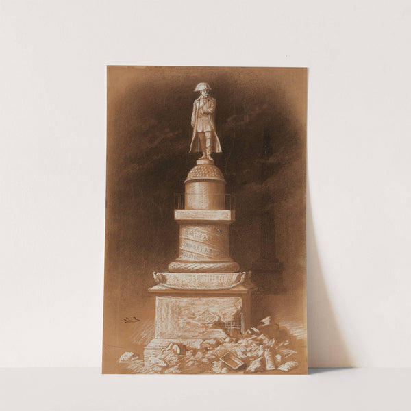 Napoléon le petit se superpose à Napoléon le grand (1879) by Émile-Antoine Bayard
