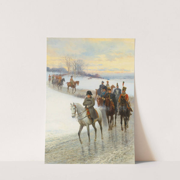 Napoleon leading his army by Jan Van Chelminski