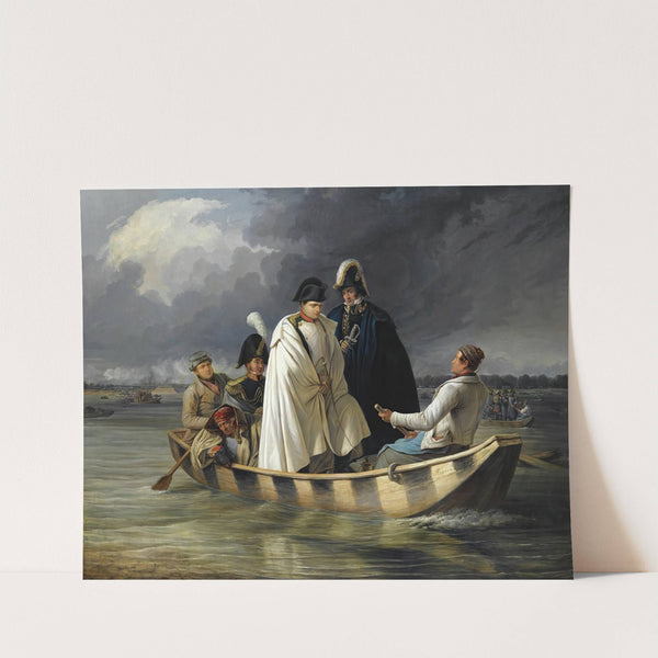 Napoleon Leaving The Lobau After The Defeat At The Battle Of Aspern by Anton von Perger