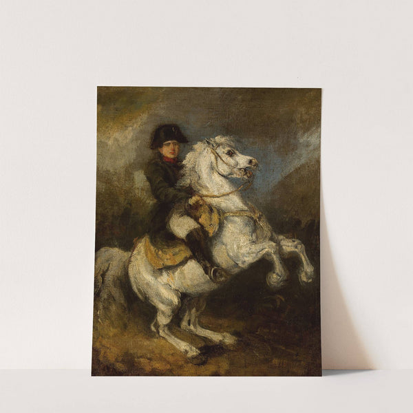 Napoleon on horseback by Piotr Michałowski