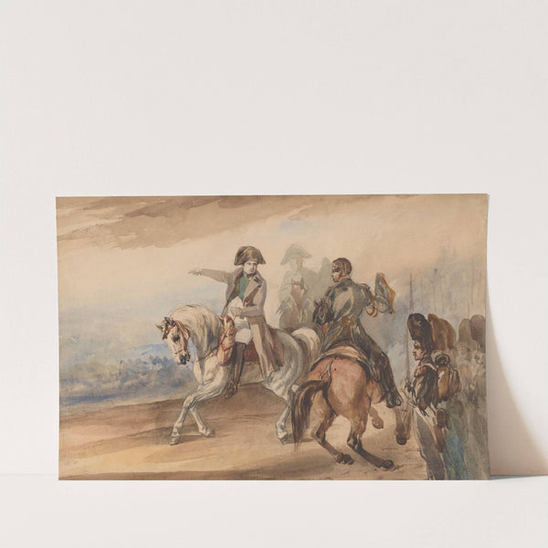 Napoleon wydający rozkazy by Piotr Michałowski