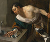 Narcissus Gazing At His Reflection