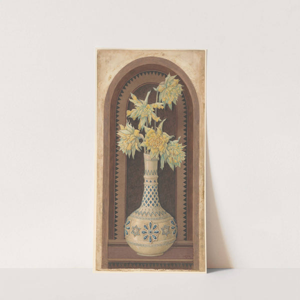 Narcissus in a Blue and White Vase (1864) by Edward John Poynter