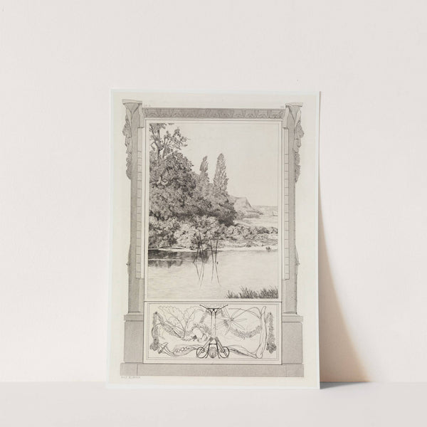 Narcissus und Echo II (Rettungen Ovidischer Opfer, Opus II, Blatt 8) (1879-1891) by Max Klinger