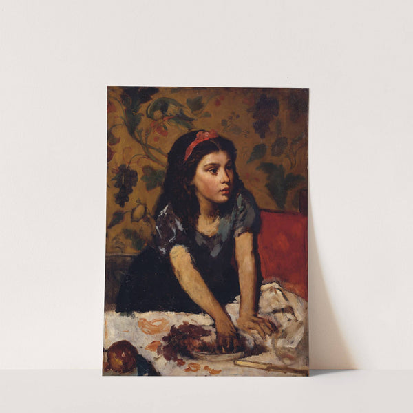 Naschendes Mädchen (1882) by Anton Romako