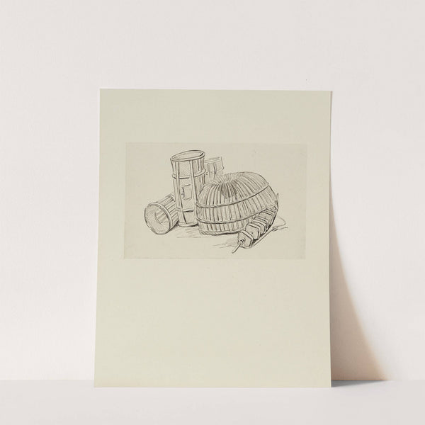 Nasses et floteurs – dessin non utilisé (1920-1921) by Achille Granchi-Taylor