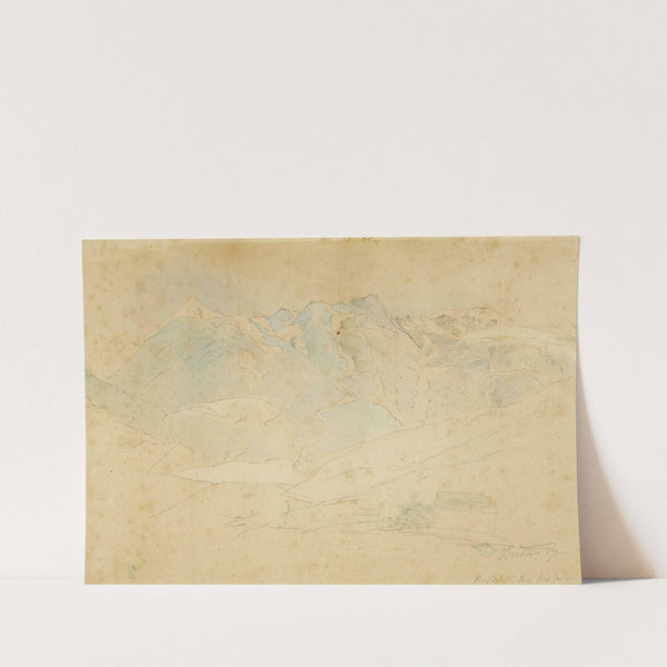 Nassfeld bei Gastein by Carl Spitzweg