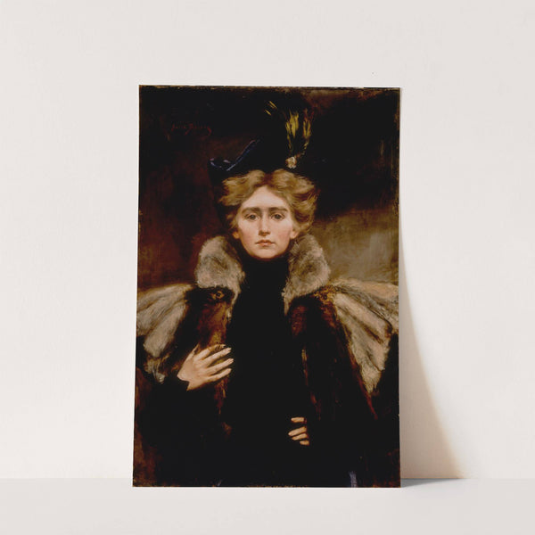 Natalie in Fur Cape (1897) by Alice Pike Barney