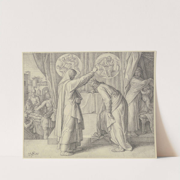 Nathan's penitential sermon by Julius Schnorr Von Carolsfeld