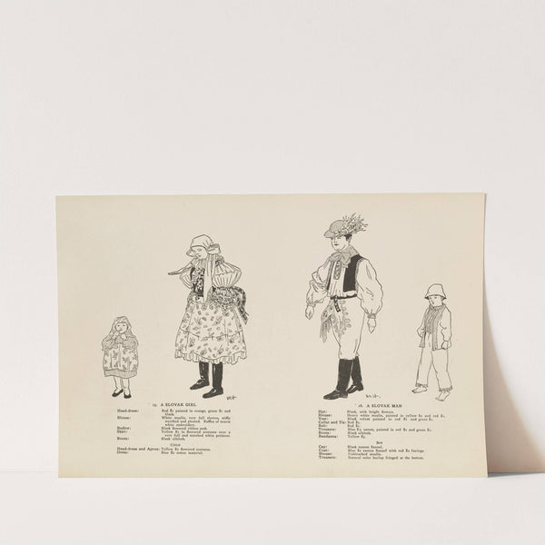 National costumes of the Slavic peoples Pl.07 (1920) by Margaret Hubbard