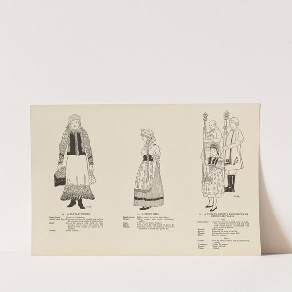 National costumes of the Slavic peoples Pl.09 (1920) by Margaret Hubbard
